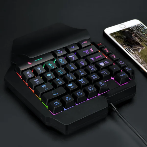 Sb240815c7bee4874b235223722e6f1ebV-1.webp RGB F6 Wired Gaming Keyboard – لوحة مفاتيح ألعاب بيد واحدة