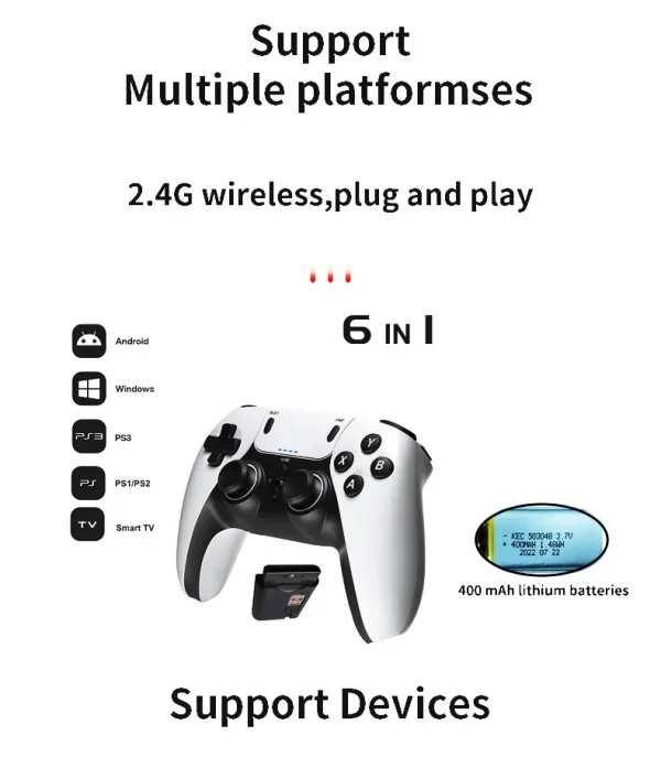 Sb37e227cf8d748d1b11ed61215001c14z-2.webp يد تحكم لاسلكية للألعاب – PS1 / PS2 / PS3 / PC / Android