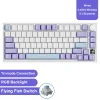Sbdd83fc7aef545b8bade507e9fa2a64dE-2.webp لوحة مفاتيح الألعاب ميكانيكية لاسلكية/سلكية مع شاشة TFT وRGB