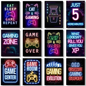 Sbe3b816d7e7f45728c6df7e6b25bc9beT-2.webp Gaming Room Decoration Posters Wall Art