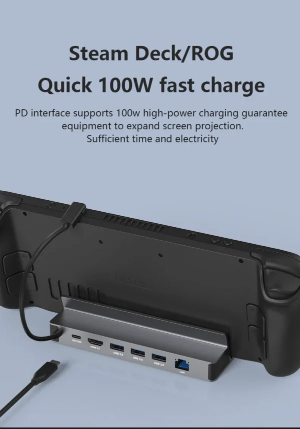 Sbe4fc05342a745b8b433880181318eb9T.webp قاعدة توصيل عمودية 6 في 1 لأجهزة الألعاب المحمولة