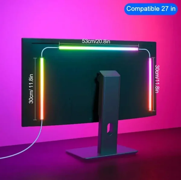 Sc0c03f00cade44baa8d153abbc27c08ap-2.webp RGBIC Gaming Lights Strip – إضاءة RGB ذكية لمكتك وغرفة الألعاب