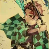 Sc490968727514655ba31cef3723d8060o-4.webp بوستر كانفس أنمي Demon Slayer بأسلوب ياباني كلاسيكي – ديكور جداري لغرف الأنمي والبيت