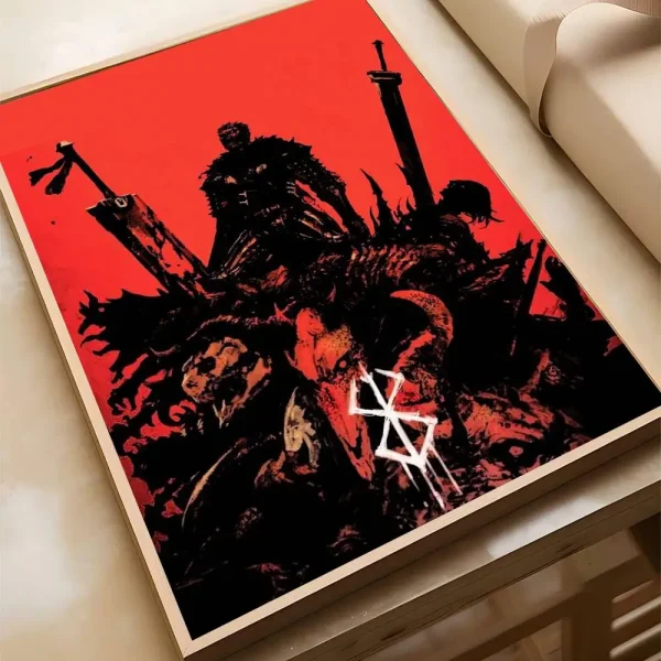 Sc69ab231e5a547c983edea27f2b0f3f10-2.webp بوستر أنمي Berserk – ملصق جداري مقاوم للماء