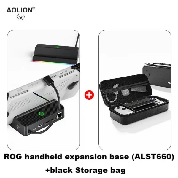 Scf8b6f679dd64d56aed5f604e2797625Z-4.webp محول HDMI بدقة 4K لأجهزة Steam Deck – Bracket Video Adapter & Charger Dock