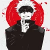 Sd0605a1bcb5a4f26a0d5419563af4423i.webp ⚡ بوستر أنمي Jujutsu Kaisen – غوجو ساتورو ضد سوكونا | لوحة فنية قماشية