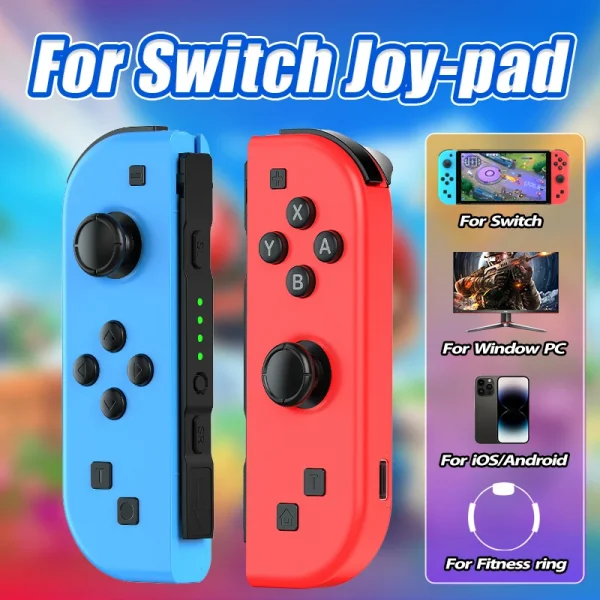 Sd374307b22614af097b15a6089e19a8e3-1.webp يد تحكم لاسلكية NS Joycons – تجربة لعب واقعية مع اهتزاز وتوربو