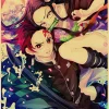 Sd4d6f0aefadd4713b3355a2ea66431daa-4.webp بوستر كانفس أنمي Demon Slayer بأسلوب ياباني كلاسيكي – ديكور جداري لغرف الأنمي والبيت