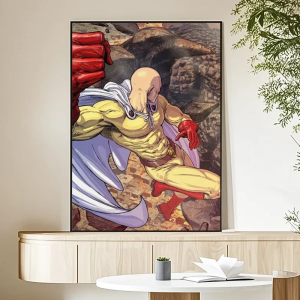 Se47e3de5b8274b64abbfa46c4b743cf8M-2.webp One Punch Man – PVC Anime Wall Poster