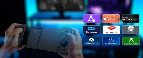 Se83631f04057402ea463f436126a44a9d.webp ذراع تحكم للألعاب المحمولة بتقنية هال إفكت + اهتزاز مزدوج (لاسلكي بلوتوث)