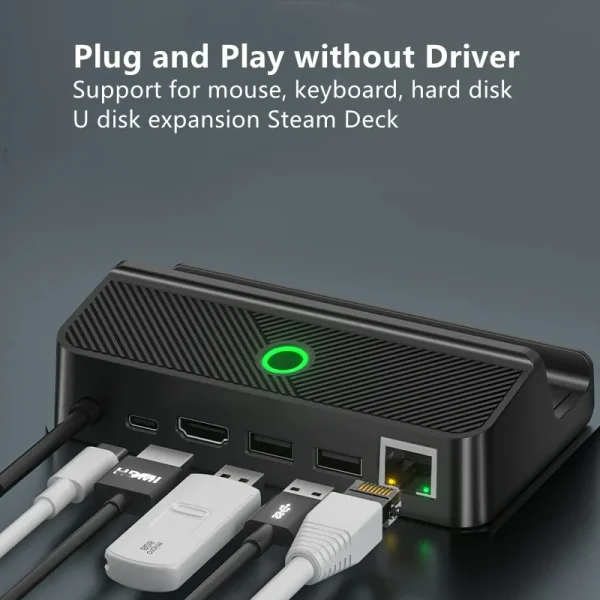 Sebf0efd281a648729112c23c6fc60977C-2.webp محول HDMI بدقة 4K لأجهزة Steam Deck – Bracket Video Adapter & Charger Dock