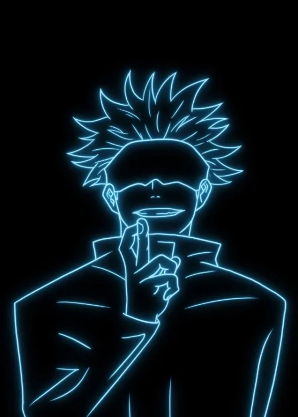 Secd08c7ad73f4163890bd22c61f8c392u.webp ⚡ بوستر أنمي Jujutsu Kaisen – غوجو ساتورو ضد سوكونا | لوحة فنية قماشية