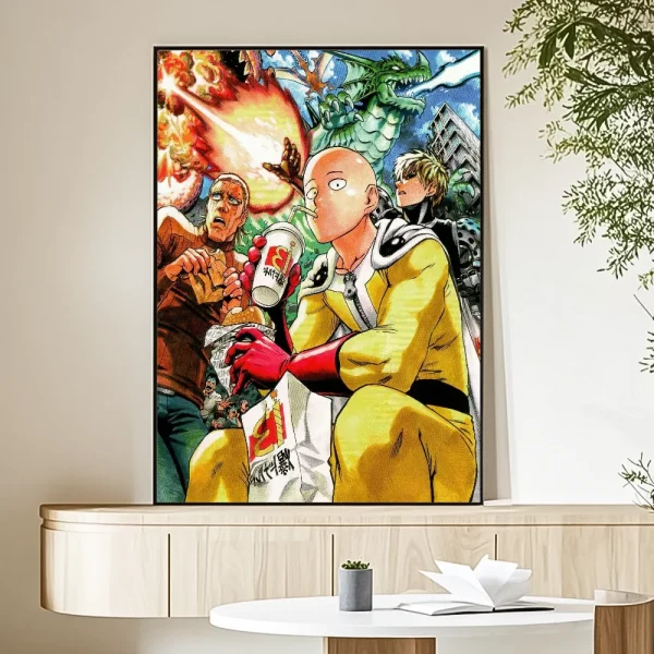 See287b68dc584f3ba433f6126213a6bcd-2.webp One Punch Man – PVC Anime Wall Poster