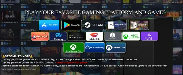 Sf11deb69213c465e83c8a98bddea449a3.webp ذراع تحكم للألعاب المحمولة بتقنية هال إفكت + اهتزاز مزدوج (لاسلكي بلوتوث)