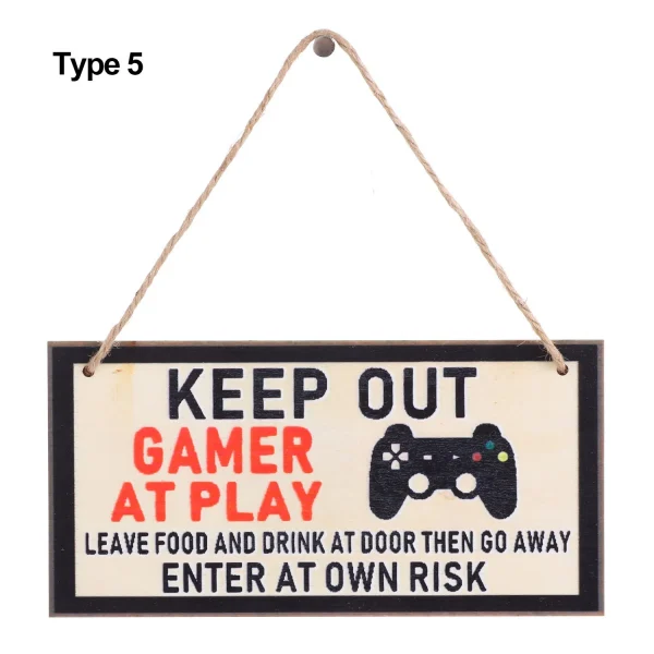 Sf3fc17b0208d482da0db2e7ecfb656e2m-4.webp لوحة خشبية لغرفة الألعاب – "Do Not Disturb – I’m Gamer"