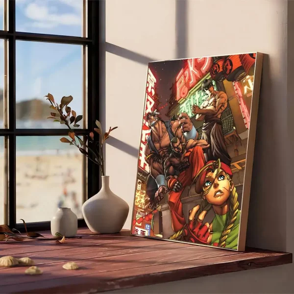 Sf4a8e57800a346f5b275f4fb5eff0dccM.webp بوستر أنمي Street Fighter الكلاسيكي – تصميم أيقوني لمحبي الألعاب!