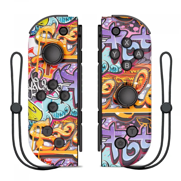 Sf7c63b7327984f70a01d57f7692099e3B-2.webp يد تحكم لاسلكية NS Joycons – تجربة لعب واقعية مع اهتزاز وتوربو