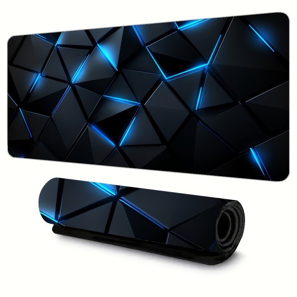 a162e847-177a-4f9d-b008-62988663c71b.jpg Large Tech-Themed 3D Gaming Mouse Pad – تصميم هندسي مستقبلي أزرق