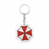 afc24e96-9c95-47b5-8cf7-374fd07be7f6.jpg سلسلة مفاتيح Umbrella Corporation – رمز Biohazard الشهير