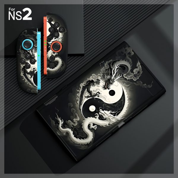 c3149bac-685a-47d1-9399-b88e31d93081.jpg غطاء حماية نينتندو سويتش – تصميم Soft TPU مزدوج التنين