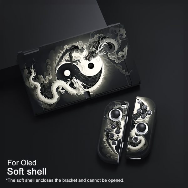 c7733998-3b57-418a-9902-fcaf4195b0d4.jpg غطاء حماية نينتندو سويتش – تصميم Soft TPU مزدوج التنين