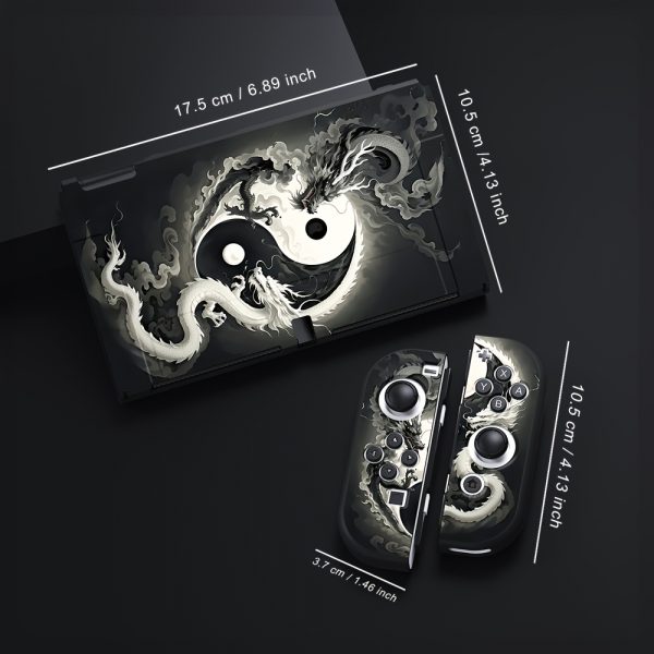 fee145d6-d35a-4e02-9ac1-5866f69372f4.jpg غطاء حماية نينتندو سويتش – تصميم Soft TPU مزدوج التنين